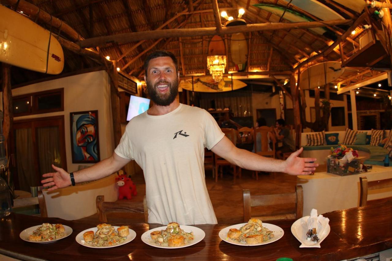 Sirena Surf Lodge Miramar Nicaragua Bagian luar foto